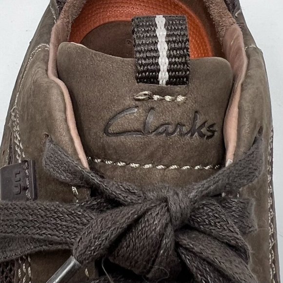 Clarks UnStructured Brown Leather Mesh Lace Up Shoes Men's 10M 33628 EUC - Picture 5 of 11